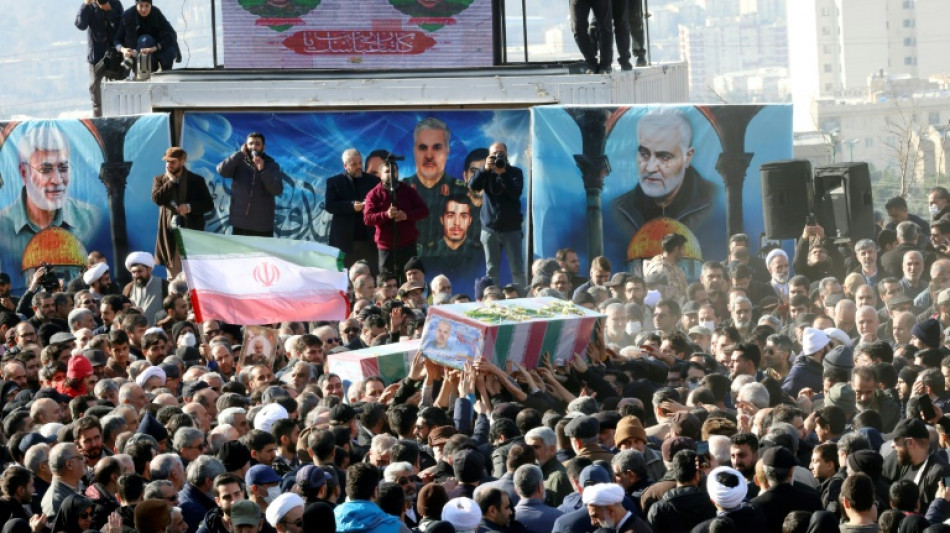 Iran holds funerals for Guards killed in alleged Israeli strike