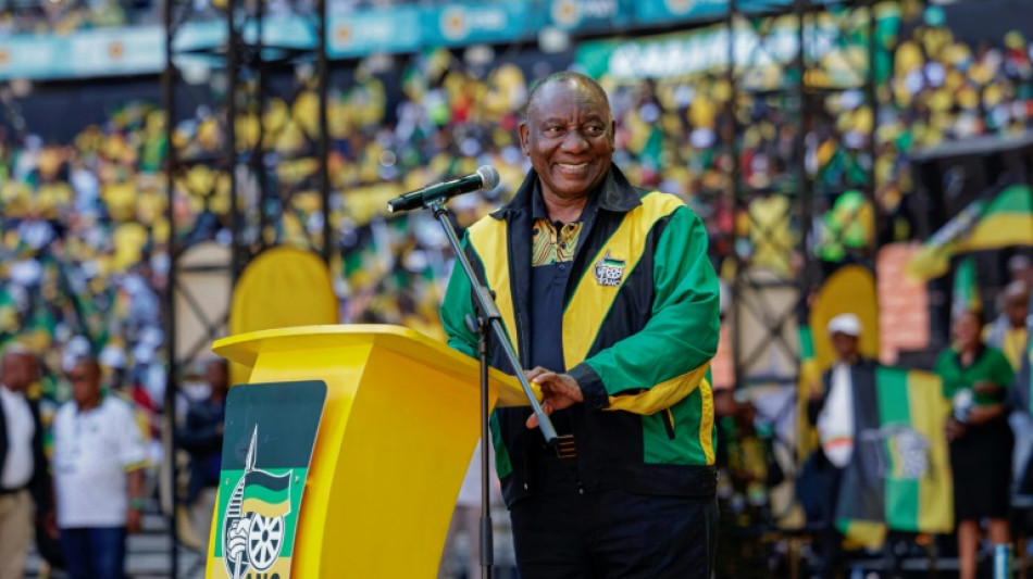 South Africa's ruling ANC stages rally to defend solo rule