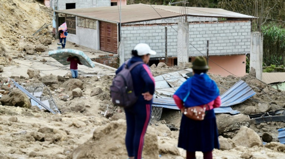 Race against time to save dozens missing after Ecuador mudslide