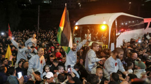 Liesse à Ramallah à l'arrivée des prisonniers palestiniens libérés