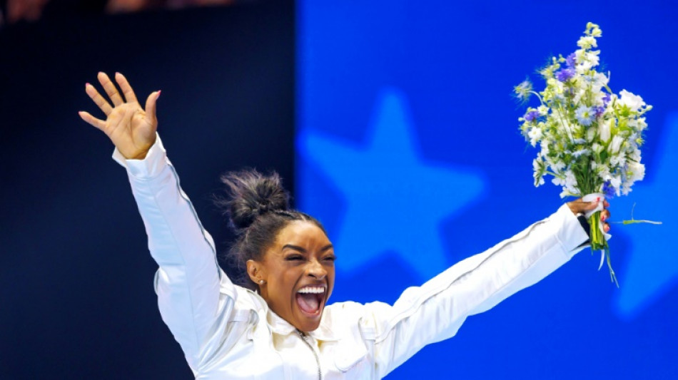 Gym: Simone Biles en route vers les Jeux de Paris