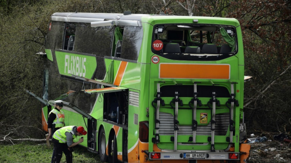 Cinco muertos en un accidente de autobús en una autopista de Alemania