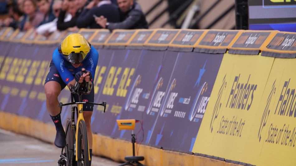 Ciclismo: Europei; Affini oro nella crono, 3/o Cattaneo