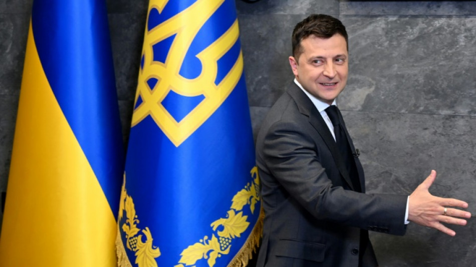 Ukraine's comedian-turned-president stars in crisis