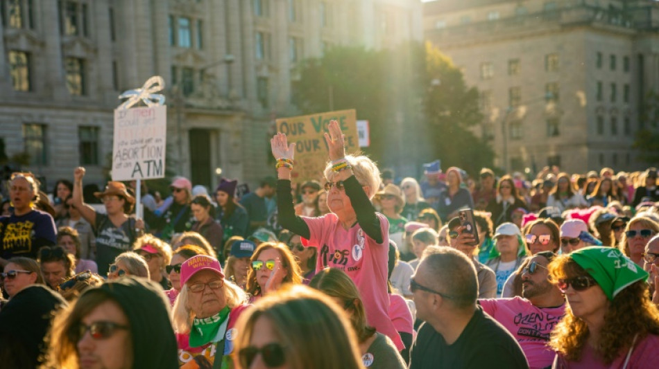 Thousands at US Women's March stress need for abortion rights