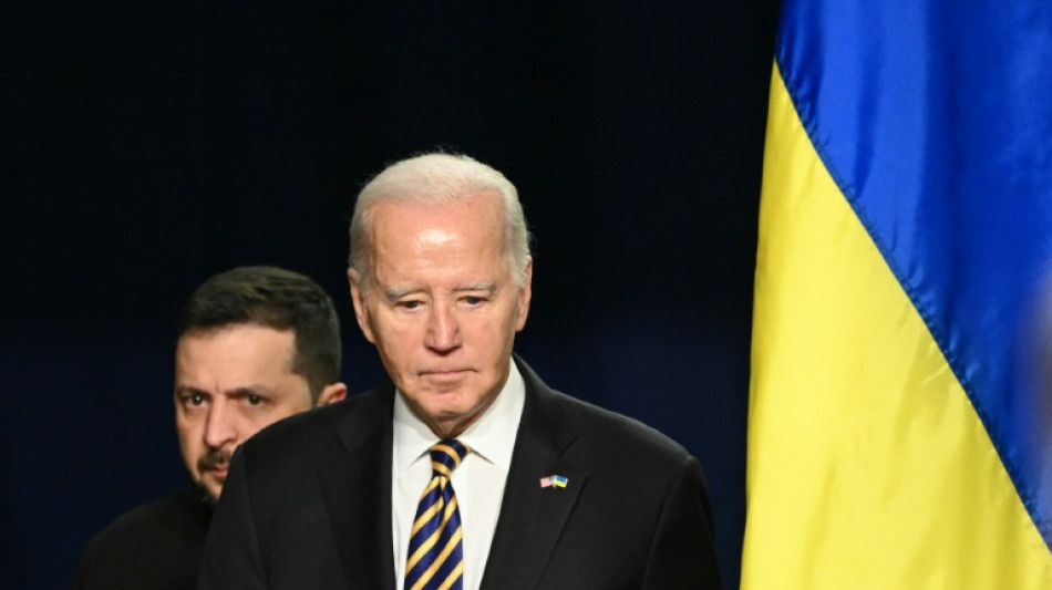 Biden holds tough Ukraine aid talks with US Congress chiefs