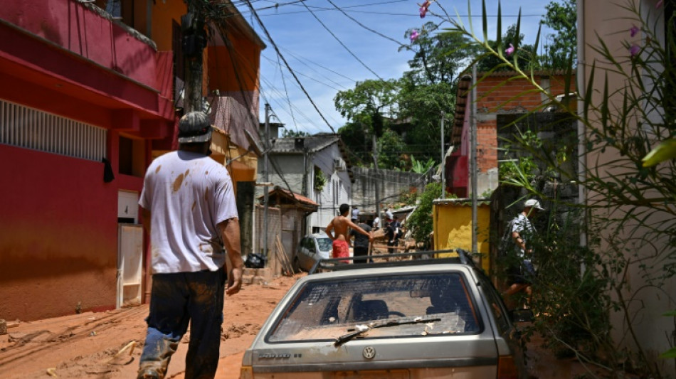 Aumentan a 48 los muertos por el temporal en el sureste de Brasil