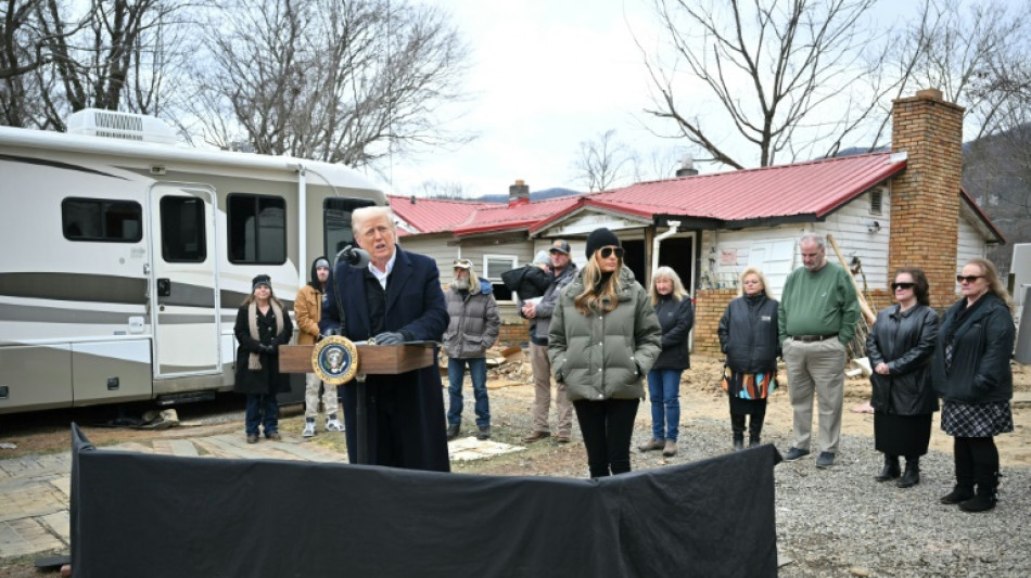 Trump visits North Carolina and California disaster zones