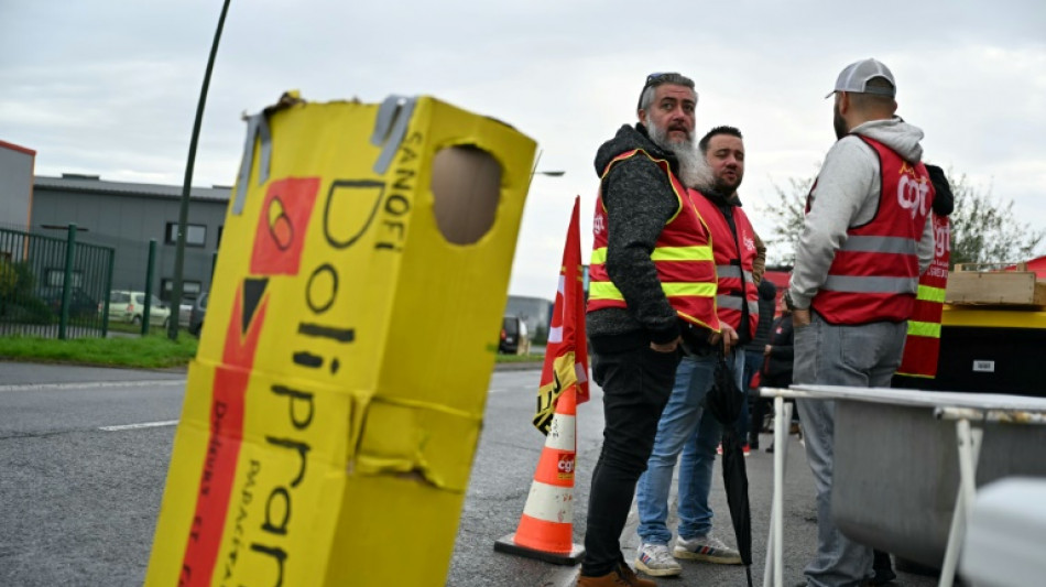 Des salariés en grève pour garder leur emplois et leur "bébé" Doliprane