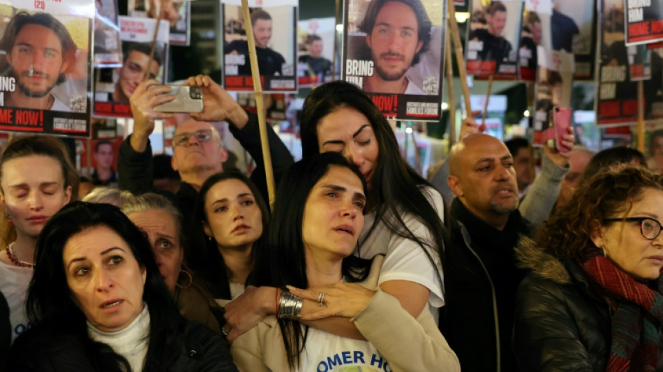 Thousands rally in Israel for end to hostages' 100-day ordeal