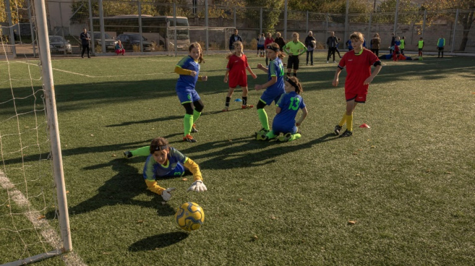 'Nothing will stop them': Girls' football near Ukraine front