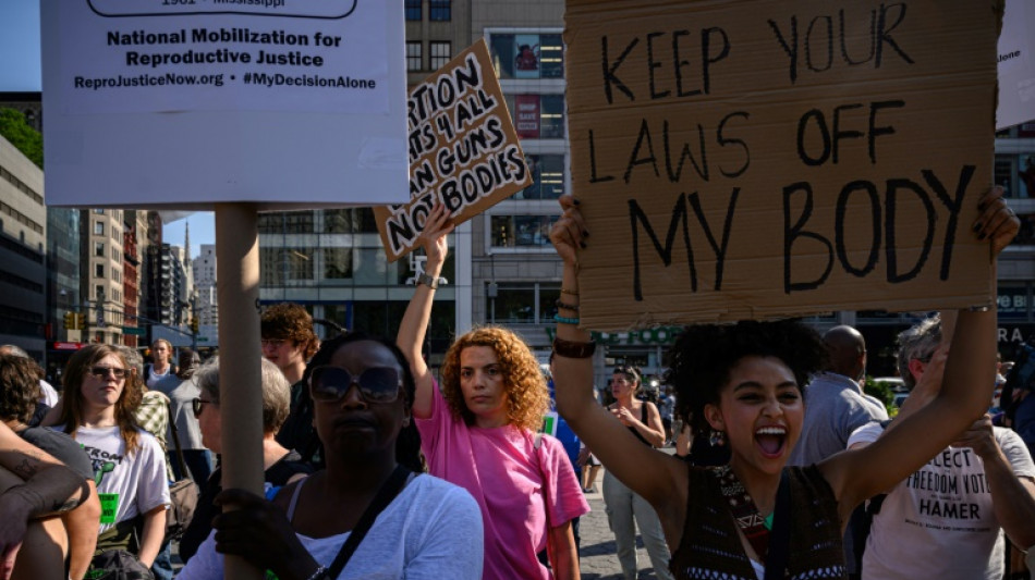 "Mi cuerpo, mi elección", miles de personas protestan en Nueva York a favor del aborto