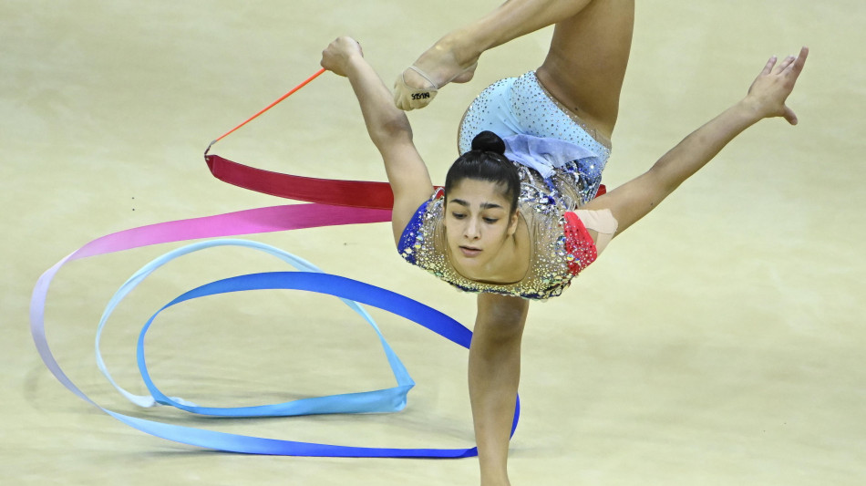 Europei ritmica: Raffaeli oro alla palla e argento al nastro