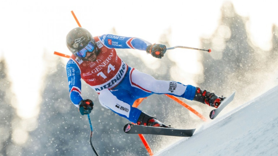 Ski alpin: Cyprien Sarrazin remporte la première descente de Kitzbühel 