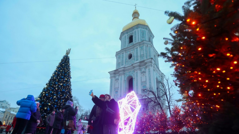 Ukrainians defy Moscow with first Dec. 25 Christmas