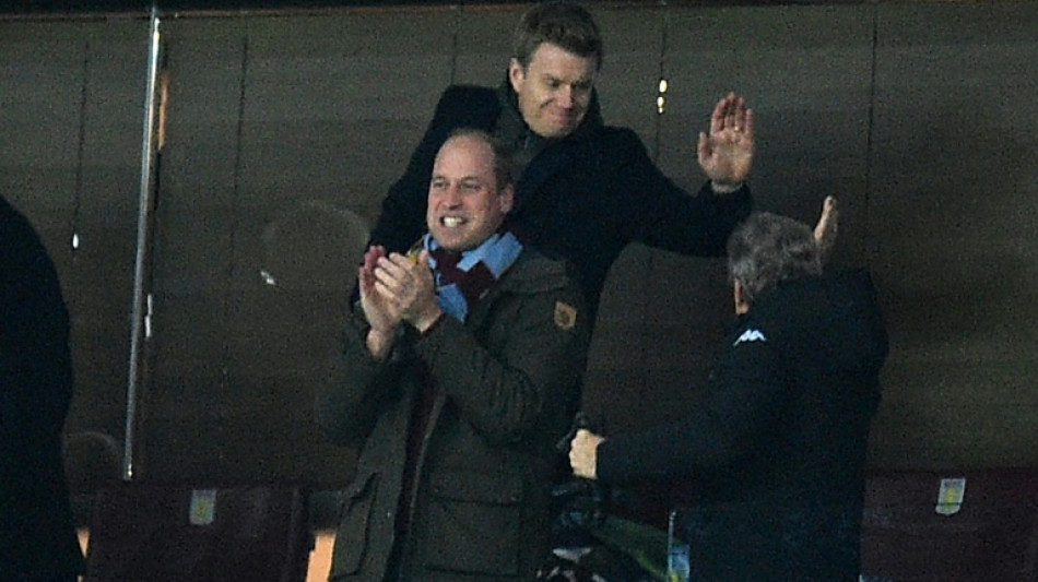 Prince William makes pub visit to meet fellow Aston Villa fans