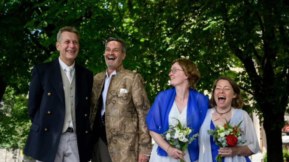 History made as first same-sex couples marry in Switzerland