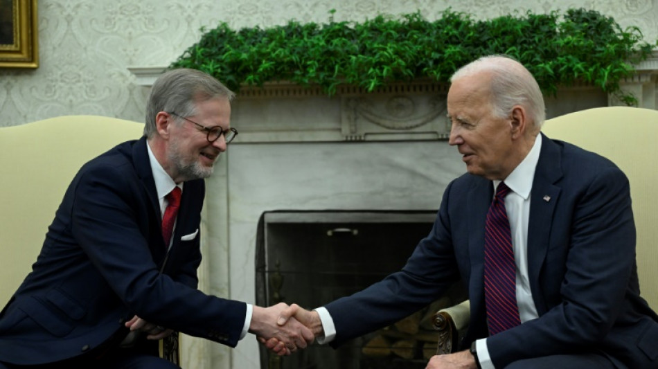 Biden renews Ukraine aid plea as Czech PM visits