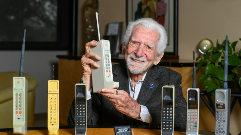 Take your eyes off your mobile phone, says inventor, 50 years on