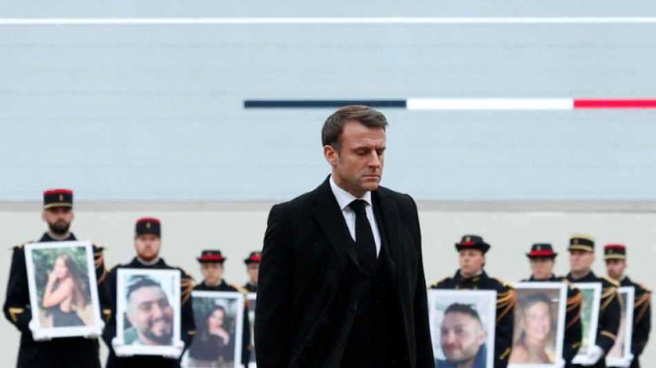 Macron remembers French victims of Hamas's 'anti-Semitic massacre'