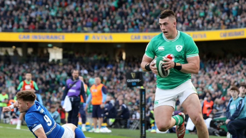 Six nations: l'Irlande surclasse l'Italie 36-0 et bondit en tête