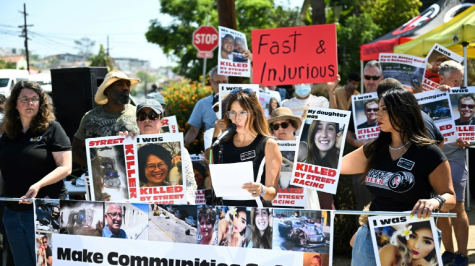 Los Angeles residents protest 'Fast and Furious' street races