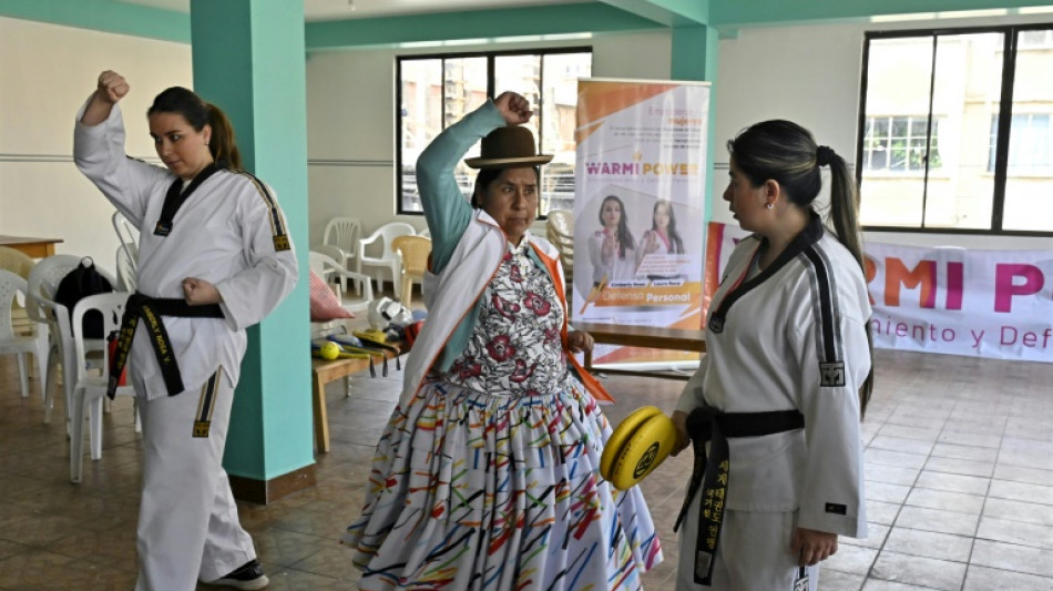 Indigenous Bolivian women take up taekwondo against gender-based violence