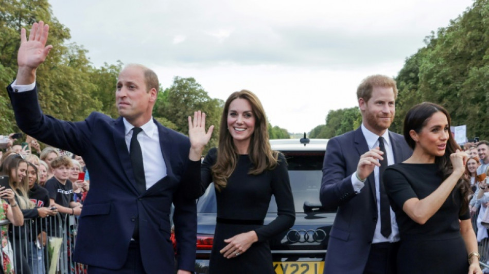 La trêve entre William et Harry et leurs épouses à la une de la presse britannique