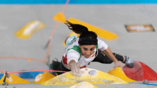 Crowd welcomes home Iranian climber who competed without hijab