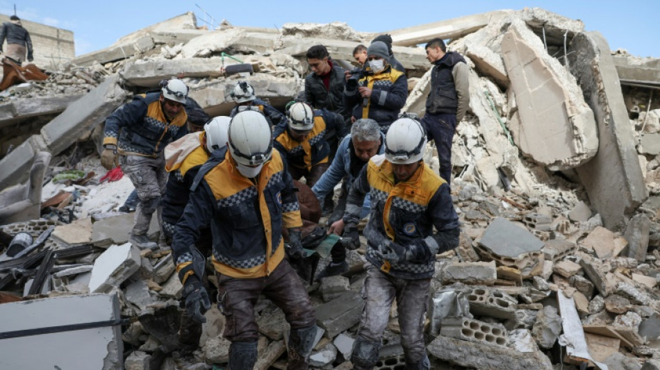 Syria's White Helmets rescuers urge international quake help