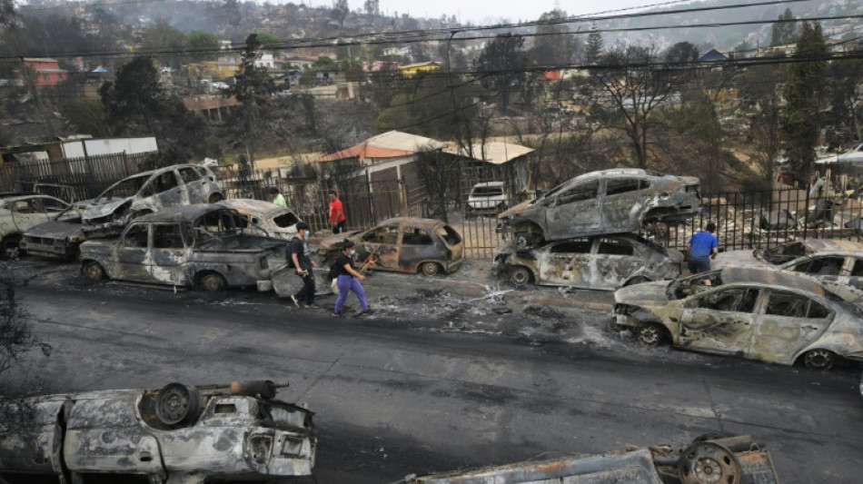 Chile wildfire survivors return to horrifying aftermath