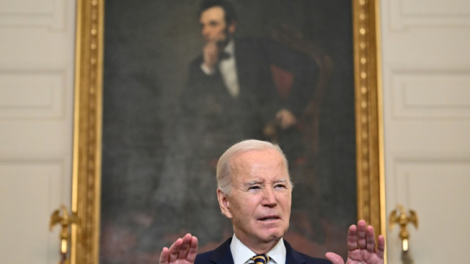 Opposing Ukraine aid bill is playing into Putin's hands: Biden