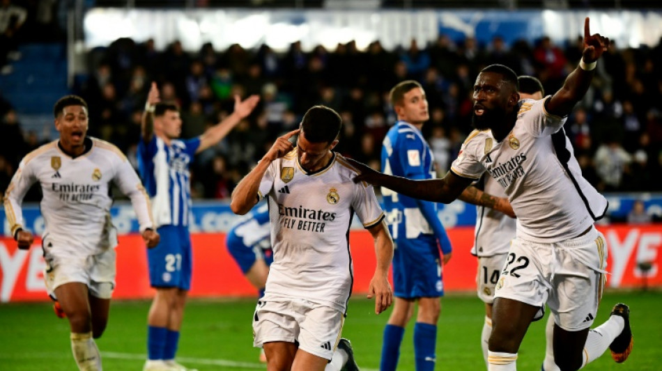 Espagne: le Real s'impose à Alavés et vire en tête à la trêve