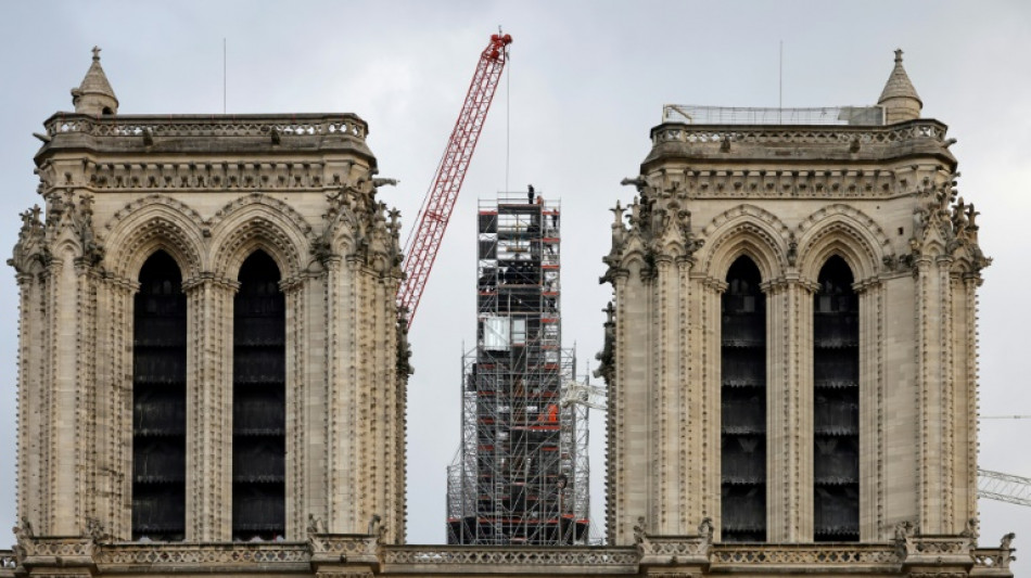 France's Macron says Notre Dame Cathedral to reopen on time