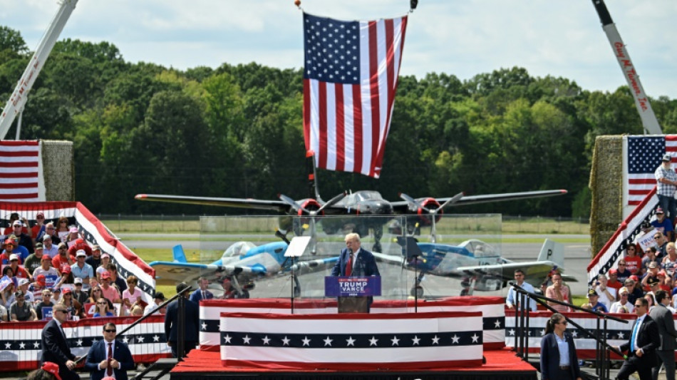 Trumps erster Auftritt unter freiem Himmel nach versuchtem Mordanschlag