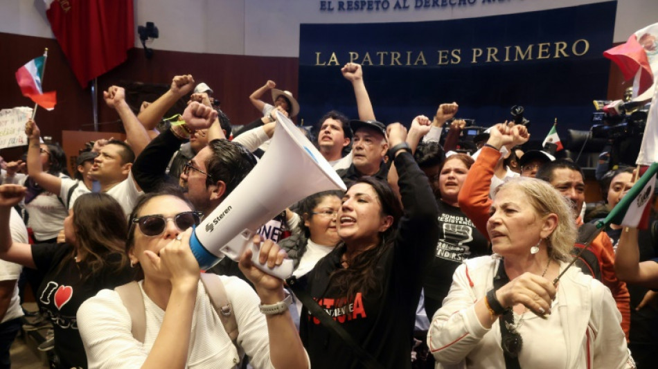 Protesters storm Mexican Senate to disrupt judicial reform debate