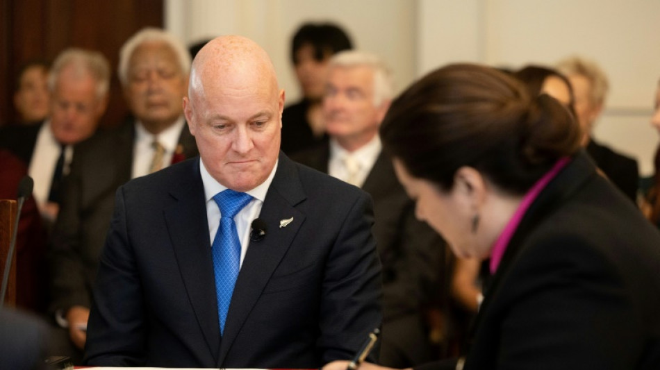 Luxon sworn in as New Zealand prime minister