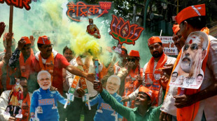 Modi celebrates victory in India vote, but falls short of landslide