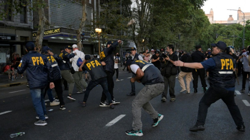 Argentine police battle protesters opposed to sweeping reform bill