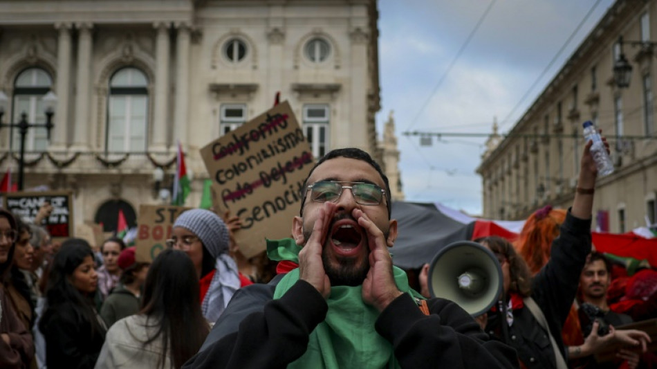 Pro-Palestinian demonstrators rally across Europe