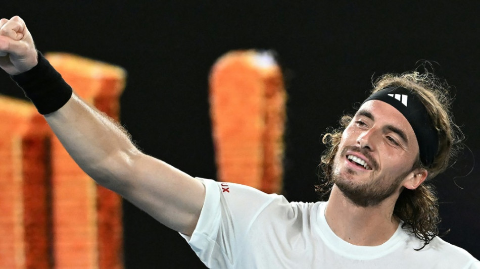 Tsitsipas zum vierten Mal im Halbfinale von Melbourne