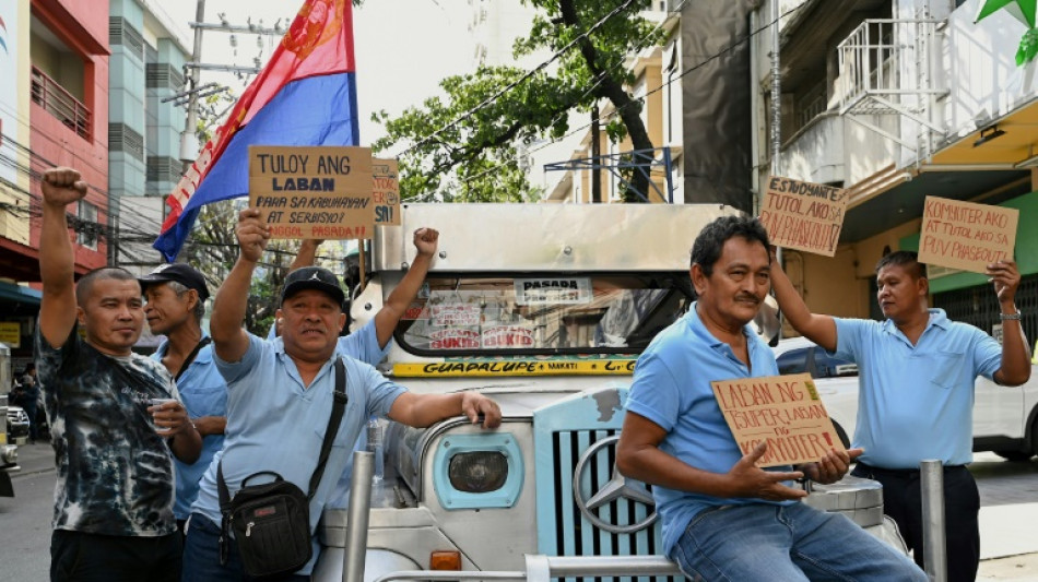 Philippine jeepney drivers protest over phase-out plan