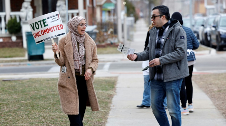 Biden faces protest vote over Gaza in Michigan primary contest 