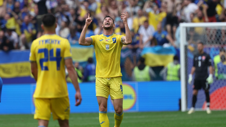 Euro 24: Slovacchia-Ucraina 1-2