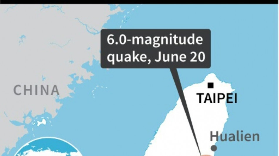 Strong quake hits eastern Taiwan: USGS