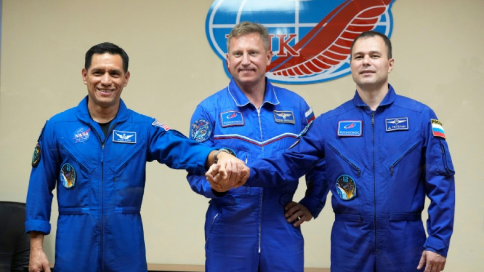 American, Russians to blast off for ISS as war rages in Ukraine