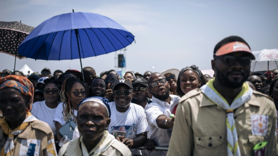 El sueño de la paz en RD Congo congrega a la multitud que acudió a ver al papa