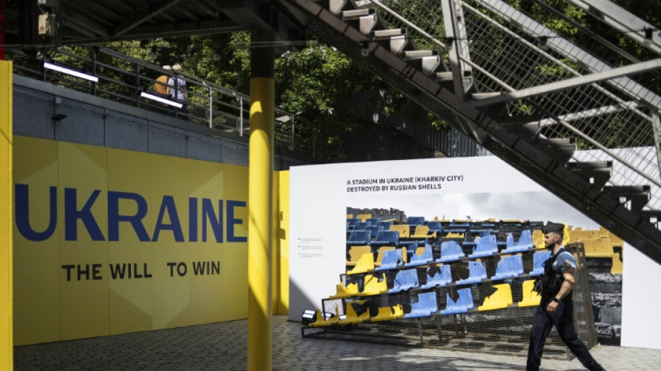 Ukraine Olympic pavilion aims to jolt West over war