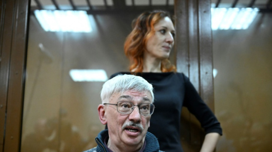 Russian court jails veteran activist Orlov for 2.5 years