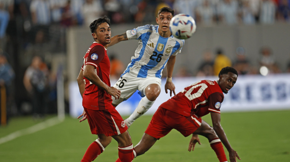 Coppa America: Canada ko 2-0, Argentina prima finalista